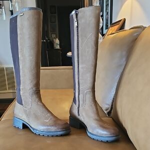 Rockport Tan and Brown Over the Knee Boots